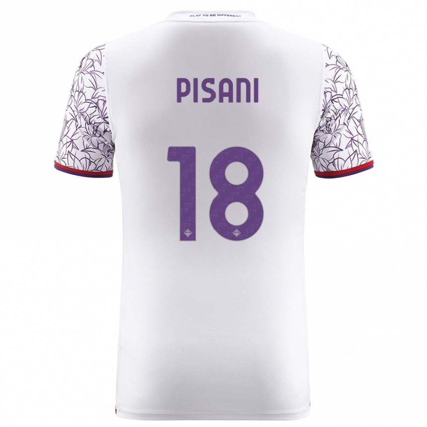 Niño Fútbol Camiseta Diego Pisani #18 Blanco 2ª Equipación 2023/24 México