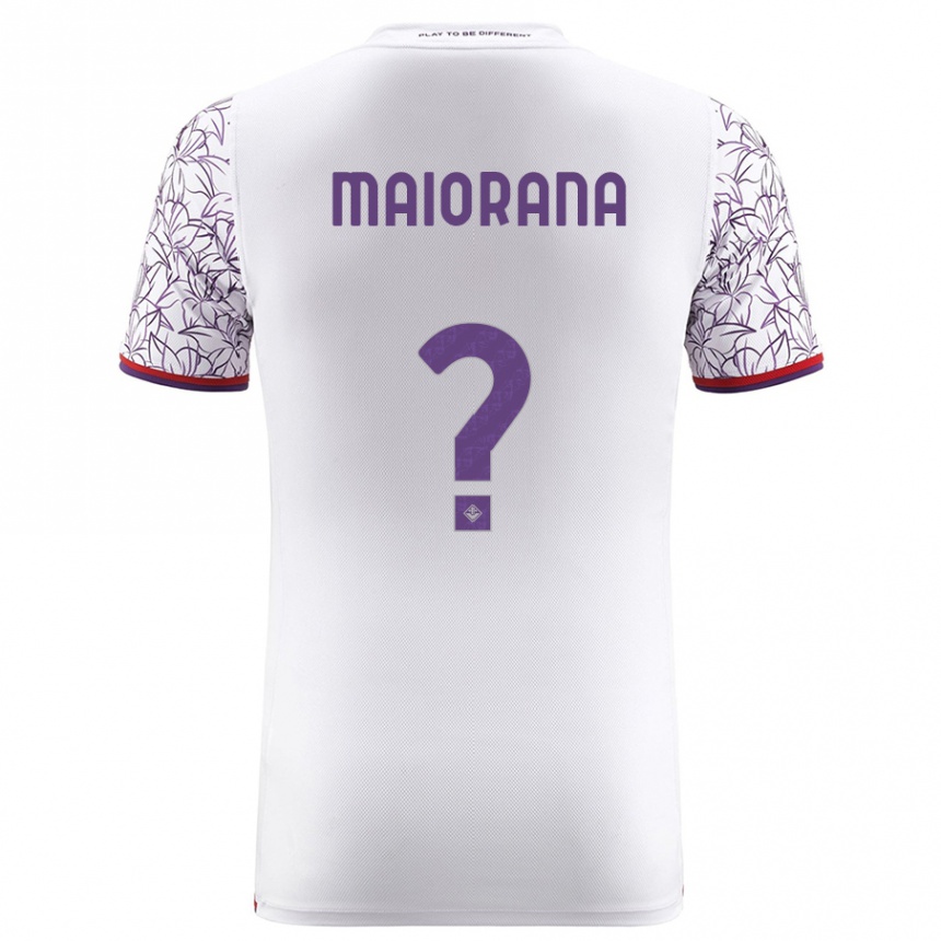 Niño Fútbol Camiseta Stefano Maiorana #0 Blanco 2ª Equipación 2023/24 México