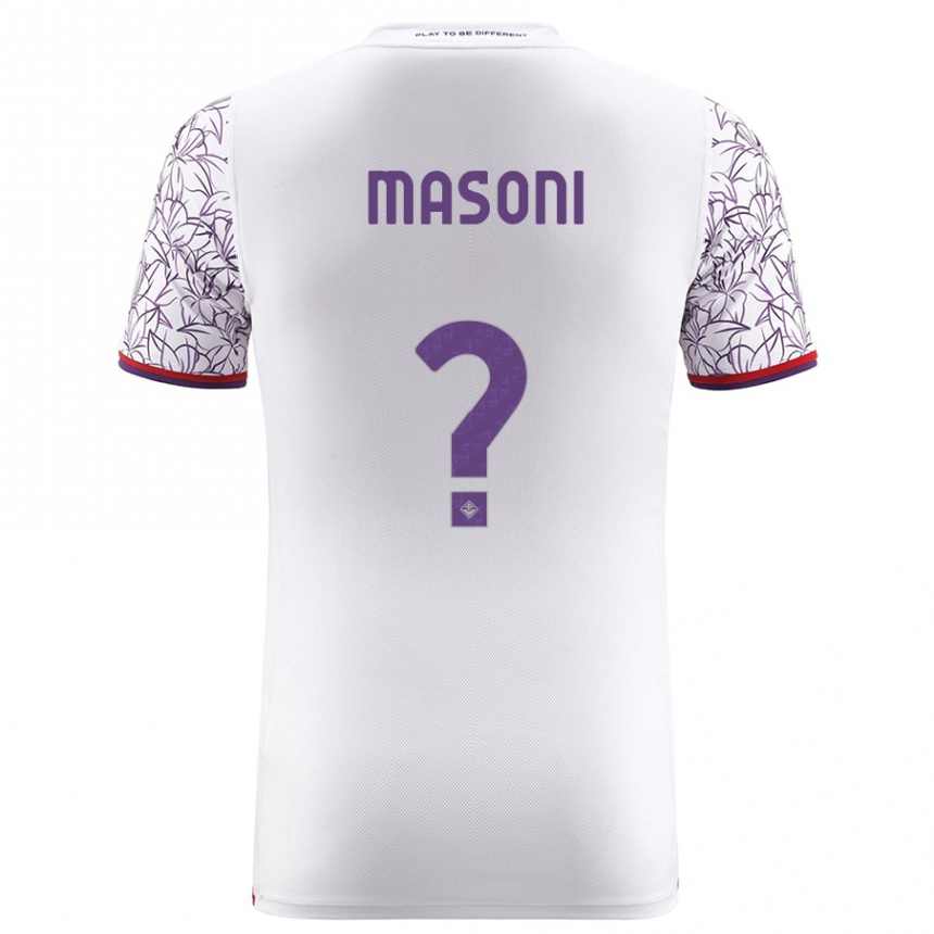 Niño Fútbol Camiseta Tommaso Masoni #0 Blanco 2ª Equipación 2023/24 México