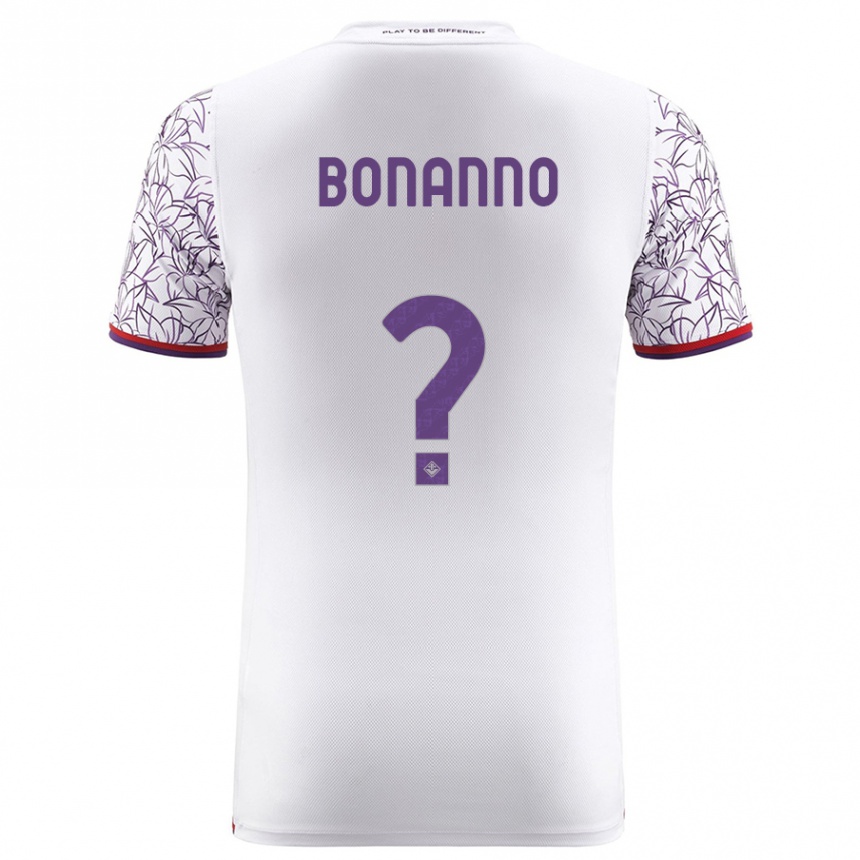 Niño Fútbol Camiseta Piergiorgio Bonanno #0 Blanco 2ª Equipación 2023/24 México