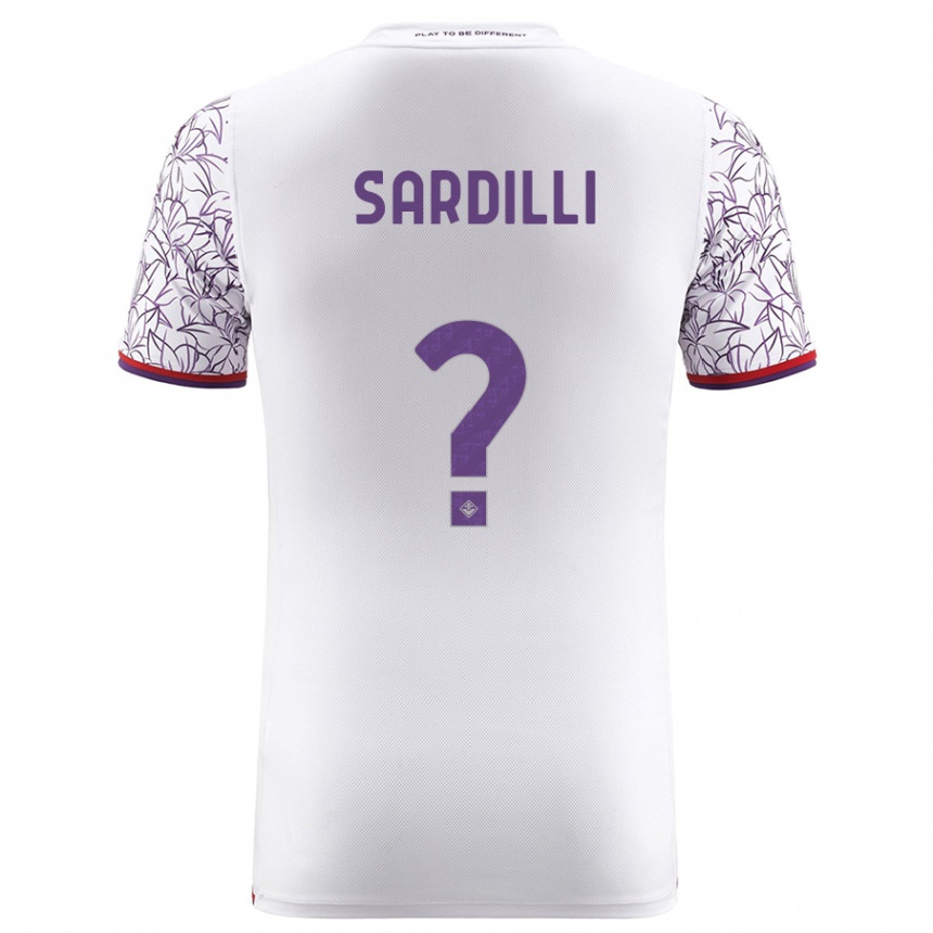 Niño Fútbol Camiseta Davide Sardilli #0 Blanco 2ª Equipación 2023/24 México