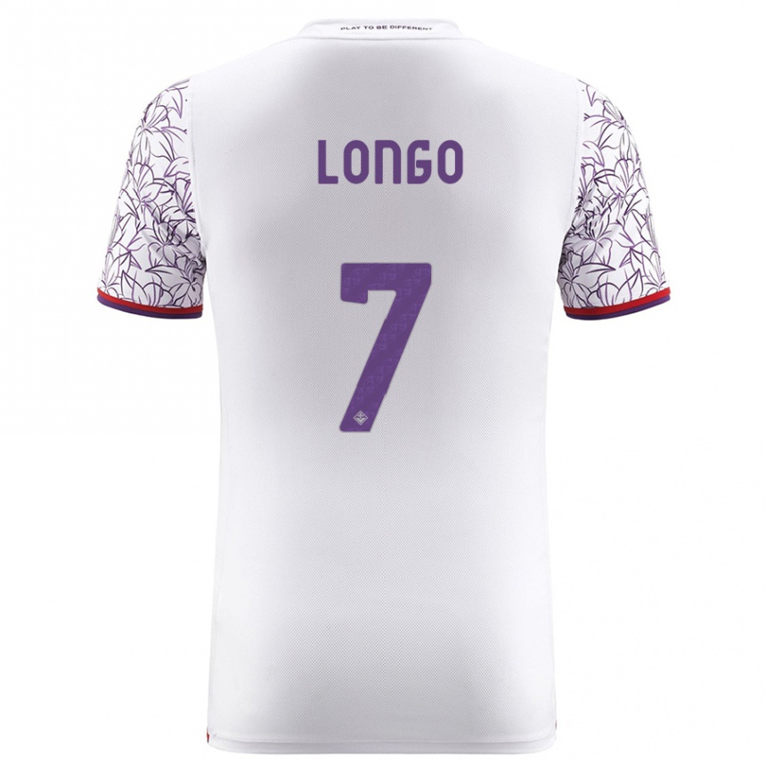 Niño Fútbol Camiseta Miriam Longo #7 Blanco 2ª Equipación 2023/24 México