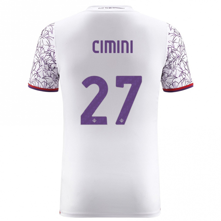 Niño Fútbol Camiseta Linda Tucceri Cimini #27 Blanco 2ª Equipación 2023/24 México