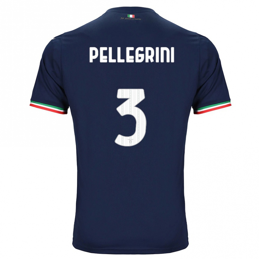 Niño Fútbol Camiseta Luca Pellegrini #3 Armada 2ª Equipación 2023/24 México