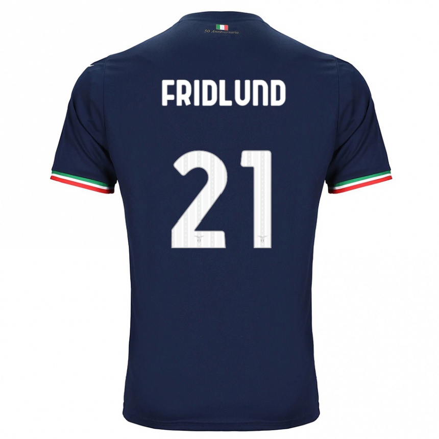 Niño Fútbol Camiseta Johanne Fridlund #21 Armada 2ª Equipación 2023/24 México