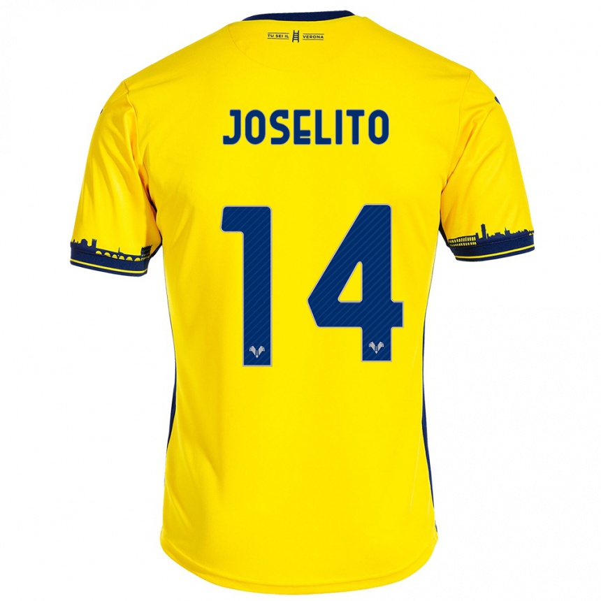 Niño Fútbol Camiseta Joselito #14 Amarillo 2ª Equipación 2023/24 México