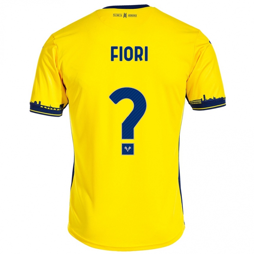 Niño Fútbol Camiseta Nicolas Fiori #0 Amarillo 2ª Equipación 2023/24 México