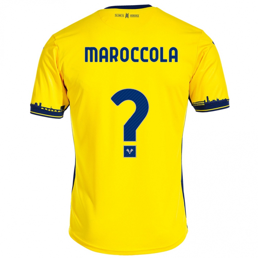 Niño Fútbol Camiseta Francesco Maroccola #0 Amarillo 2ª Equipación 2023/24 México