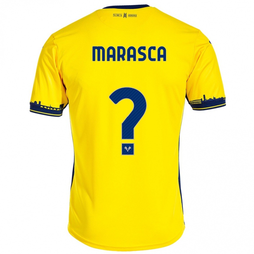 Niño Fútbol Camiseta João Marasca #0 Amarillo 2ª Equipación 2023/24 México