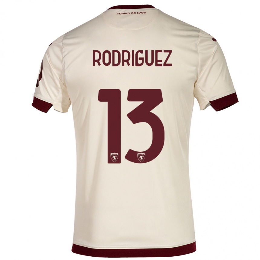 Niño Fútbol Camiseta Ricardo Rodríguez #13 Champán 2ª Equipación 2023/24 México