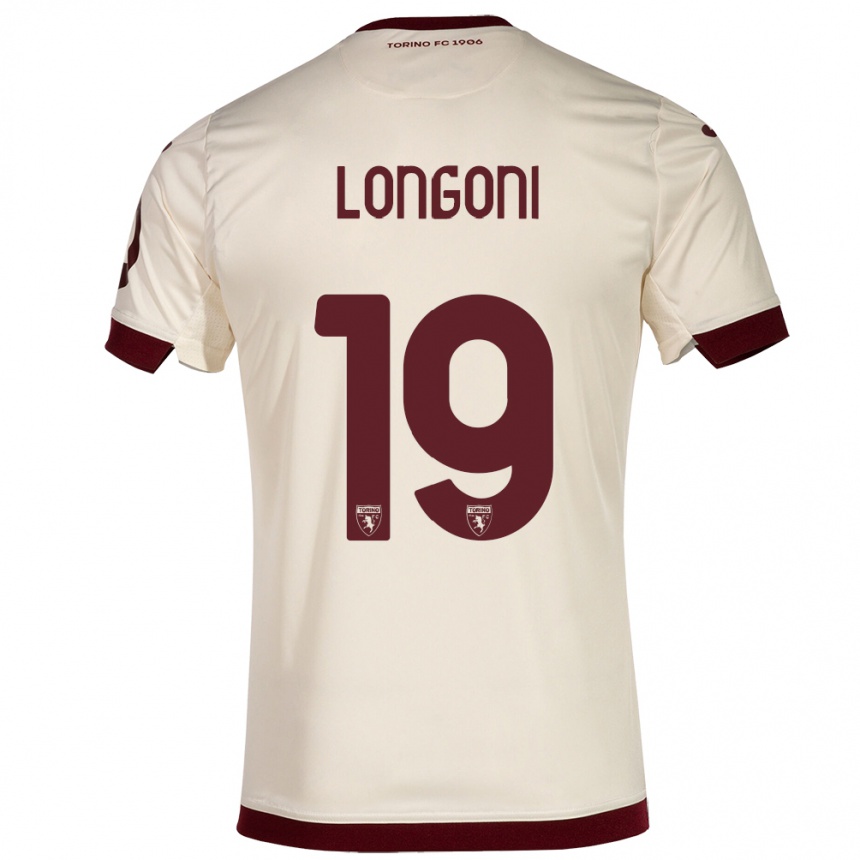 Niño Fútbol Camiseta Marco Longoni #19 Champán 2ª Equipación 2023/24 México