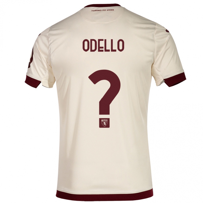 Niño Fútbol Camiseta Ryan Odello #0 Champán 2ª Equipación 2023/24 México