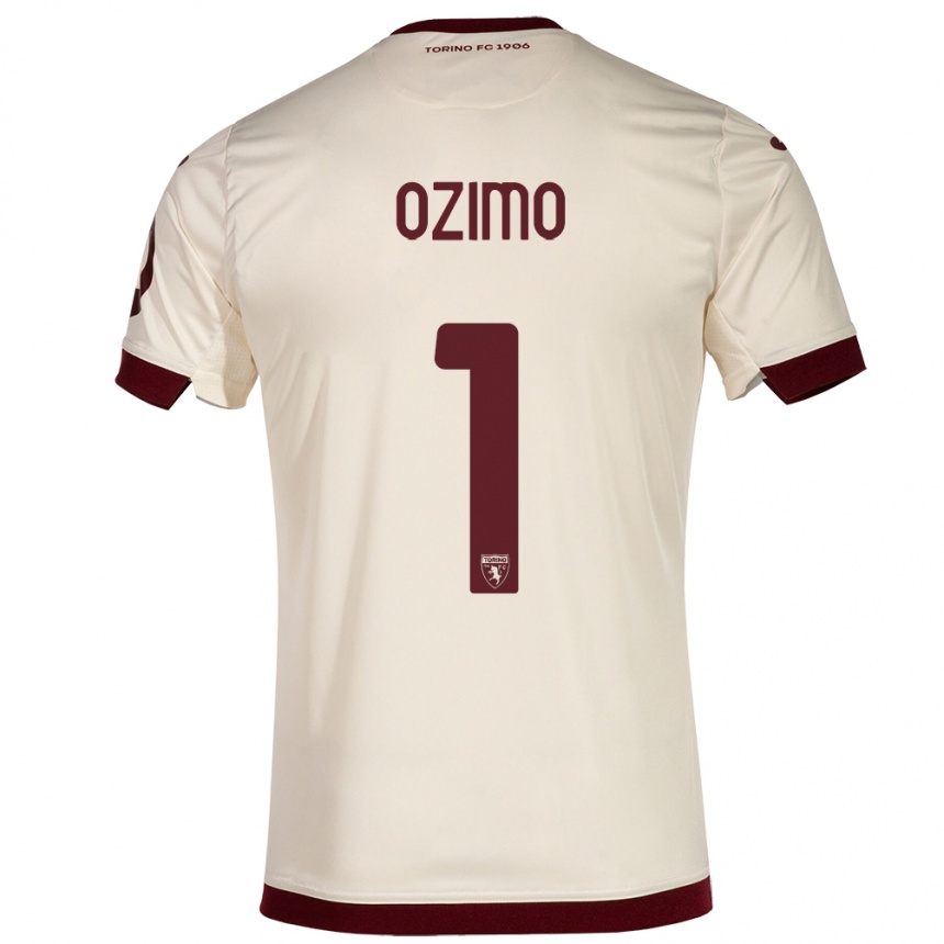 Niño Fútbol Camiseta Arianna Ozimo #1 Champán 2ª Equipación 2023/24 México