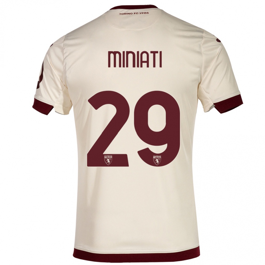 Niño Fútbol Camiseta Elisa Miniati #29 Champán 2ª Equipación 2023/24 México