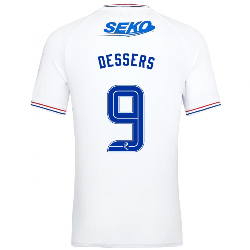 Niño Fútbol Camiseta Cyriel Dessers #9 Blanco 2ª Equipación 2023/24 México