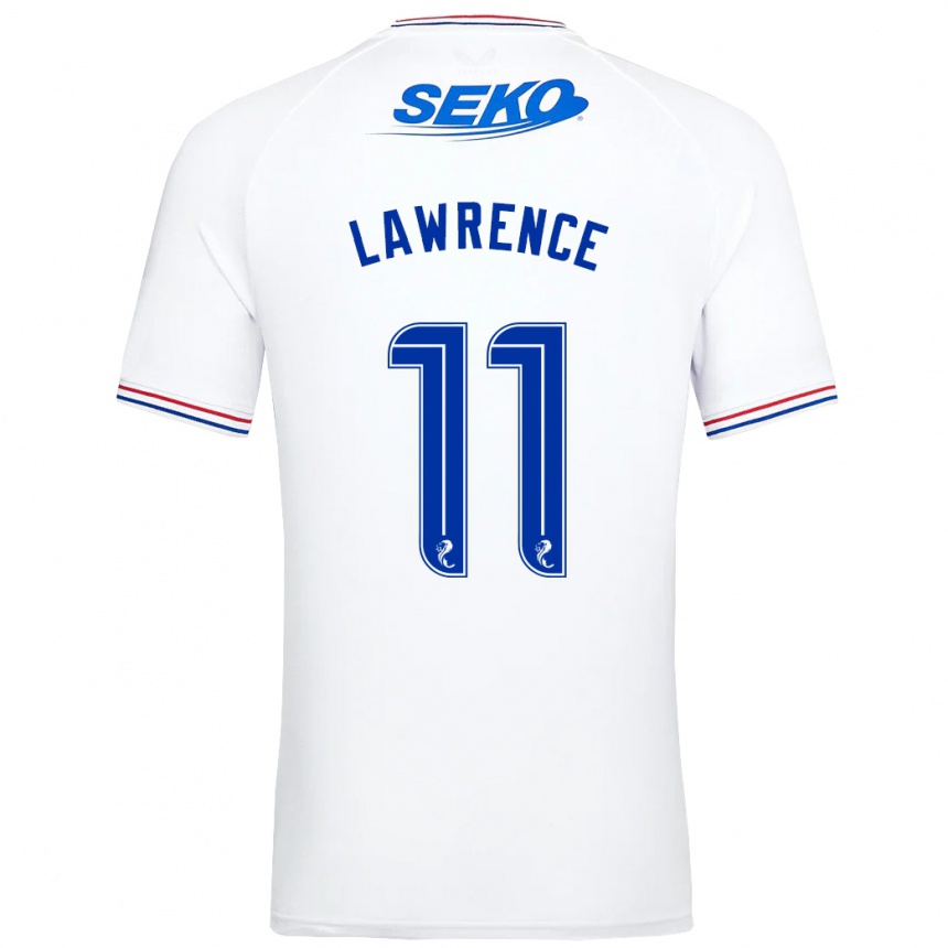 Niño Fútbol Camiseta Tom Lawrence #11 Blanco 2ª Equipación 2023/24 México