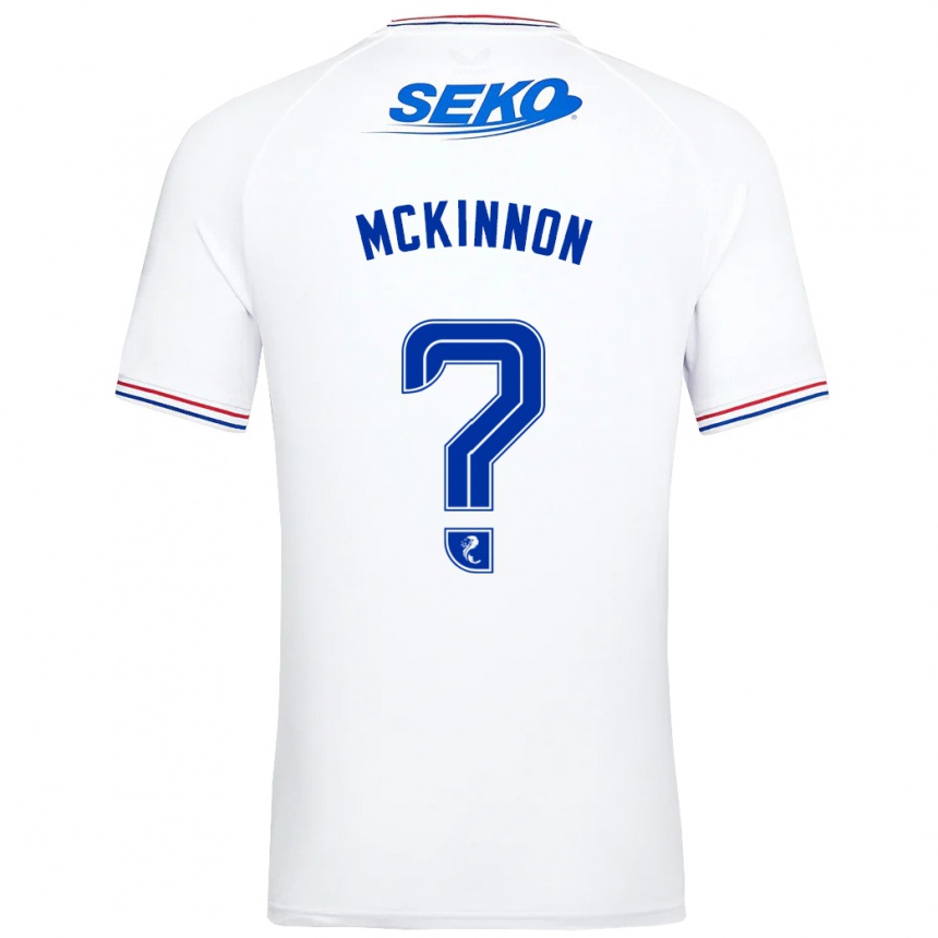 Niño Fútbol Camiseta Cole Mckinnon #0 Blanco 2ª Equipación 2023/24 México