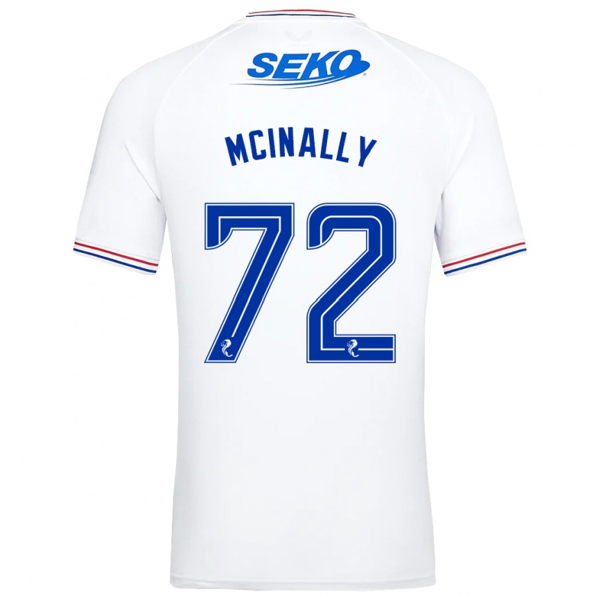 Niño Fútbol Camiseta Darren Mcinally #72 Blanco 2ª Equipación 2023/24 México