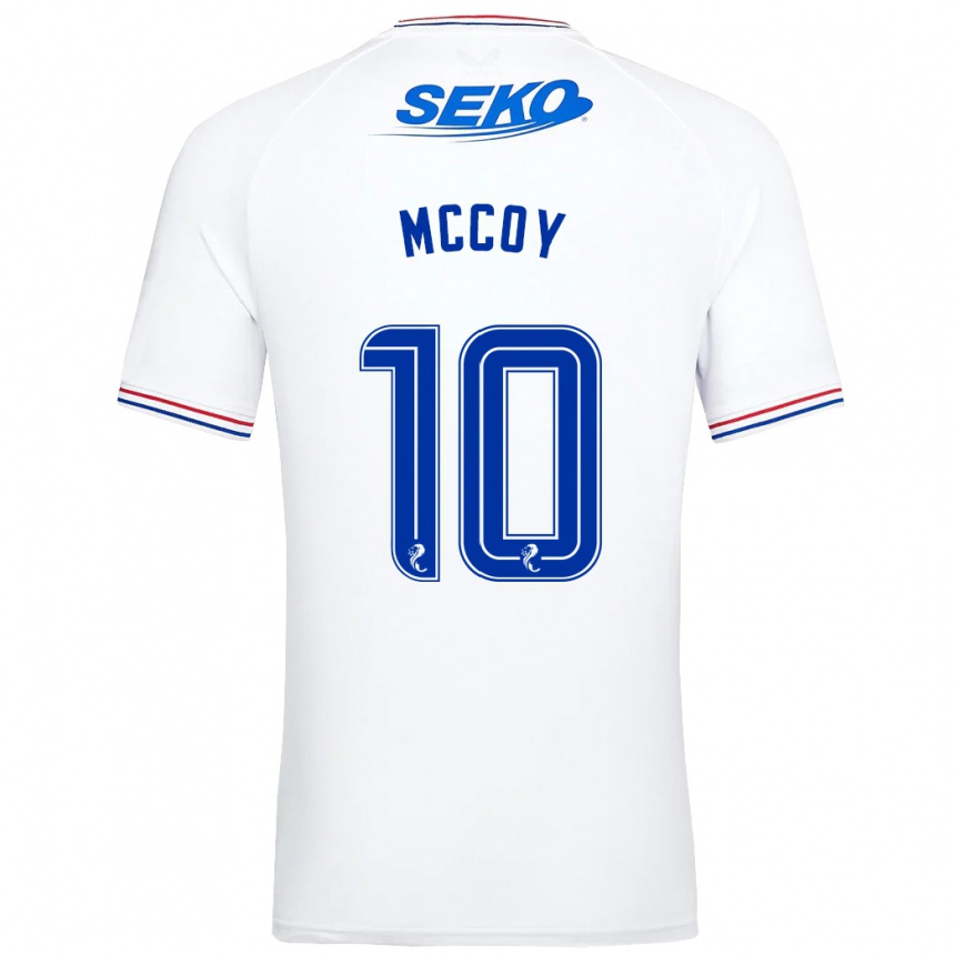 Niño Fútbol Camiseta Kayla Mccoy #10 Blanco 2ª Equipación 2023/24 México