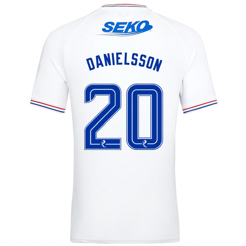 Niño Fútbol Camiseta Jenny Julia Danielsson #20 Blanco 2ª Equipación 2023/24 México