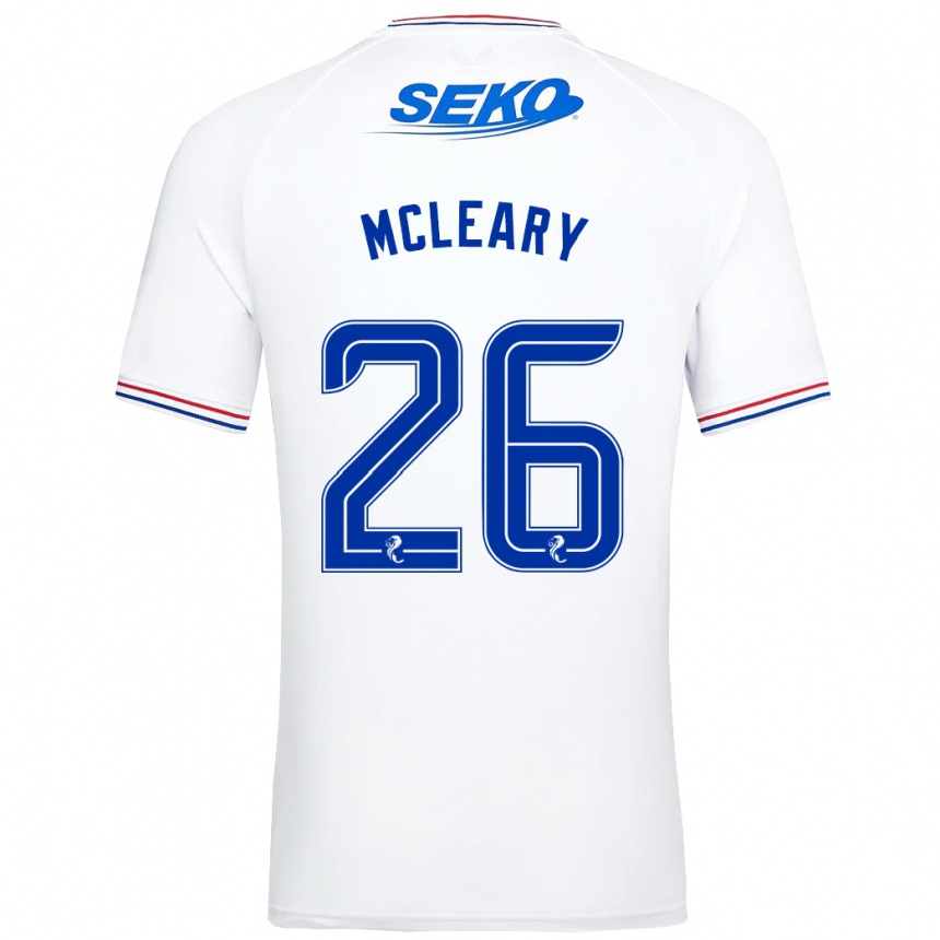 Niño Fútbol Camiseta Jodi Mcleary #26 Blanco 2ª Equipación 2023/24 México