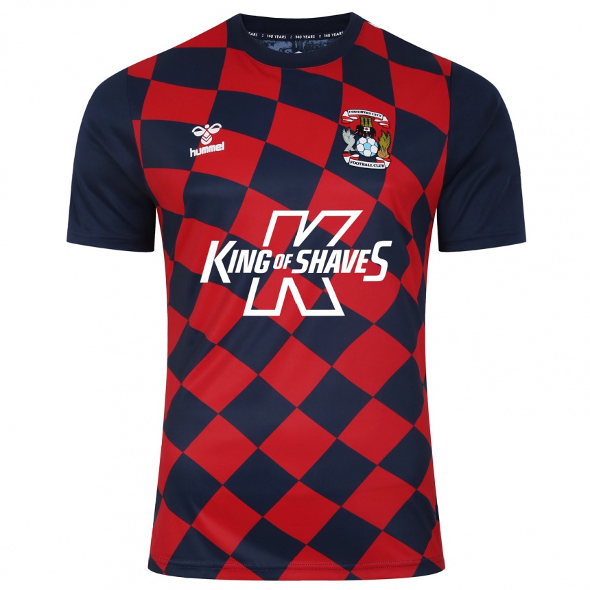 Niño Fútbol Camiseta Kai Andrews #54 Rojo Azul Marino 2ª Equipación 2023/24 México