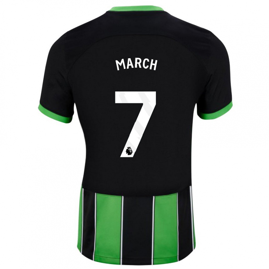 Niño Fútbol Camiseta Solly March #7 Verde Negro 2ª Equipación 2023/24 México