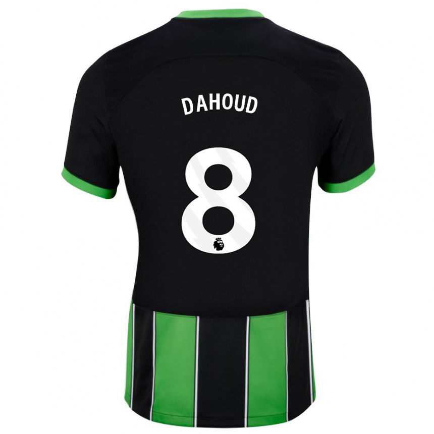 Niño Fútbol Camiseta Mahmoud Dahoud #8 Verde Negro 2ª Equipación 2023/24 México