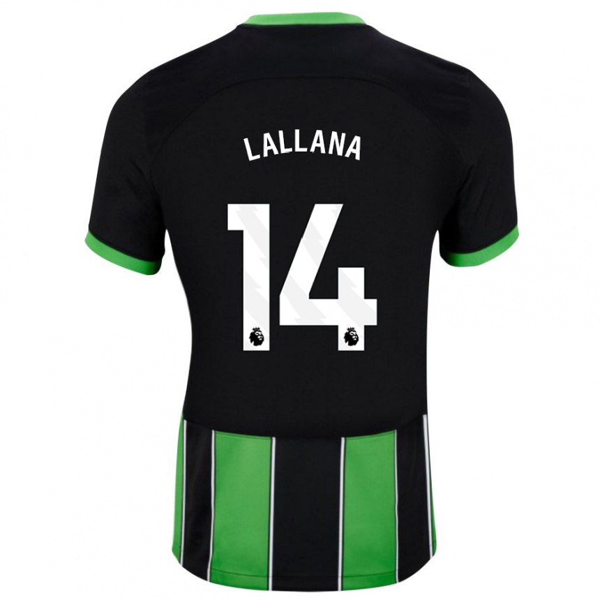 Niño Fútbol Camiseta Adam Lallana #14 Verde Negro 2ª Equipación 2023/24 México