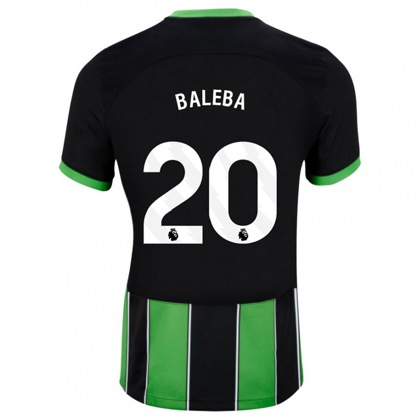 Niño Fútbol Camiseta Carlos Baleba #20 Verde Negro 2ª Equipación 2023/24 México