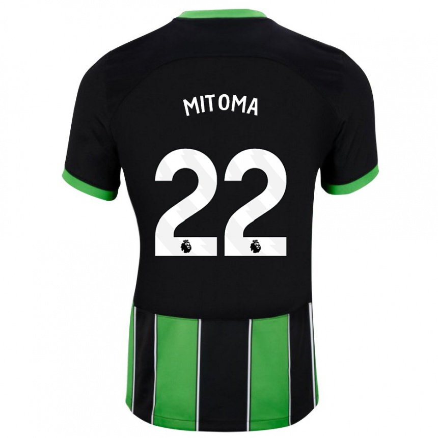 Niño Fútbol Camiseta Kaoru Mitoma #22 Verde Negro 2ª Equipación 2023/24 México