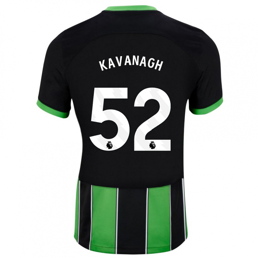 Niño Fútbol Camiseta Leigh Kavanagh #52 Verde Negro 2ª Equipación 2023/24 México