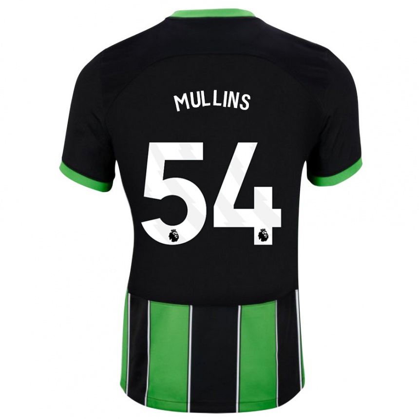 Niño Fútbol Camiseta Jamie Mullins #54 Verde Negro 2ª Equipación 2023/24 México