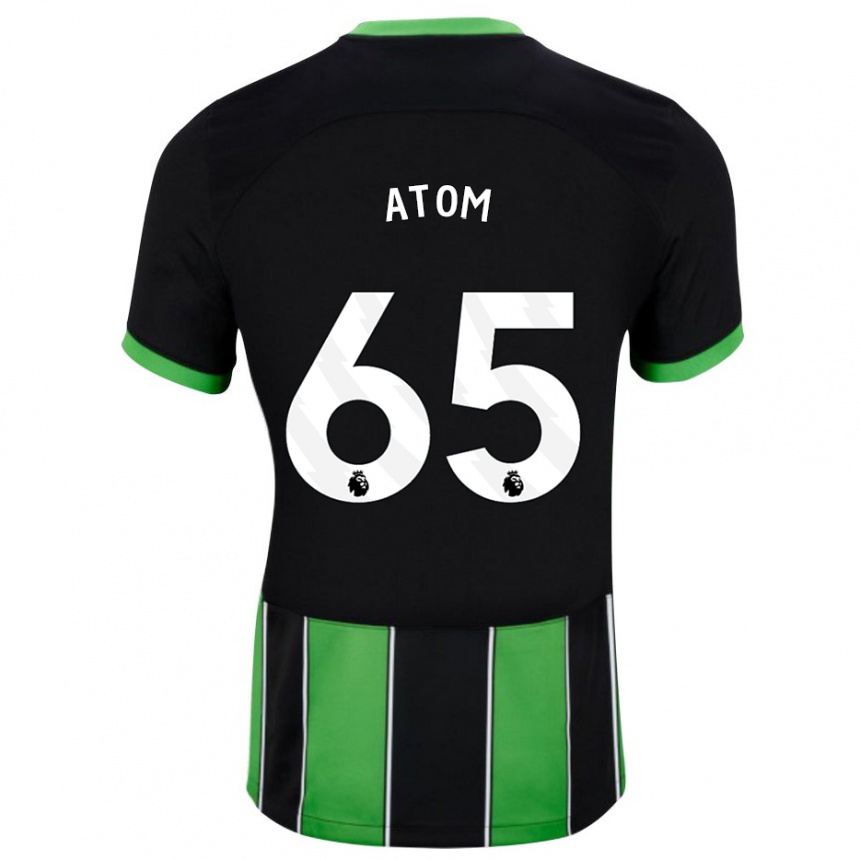 Niño Fútbol Camiseta Noel Atom #65 Verde Negro 2ª Equipación 2023/24 México