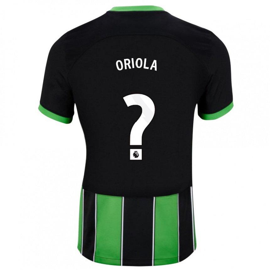 Niño Fútbol Camiseta Nehemiah Oriola #0 Verde Negro 2ª Equipación 2023/24 México