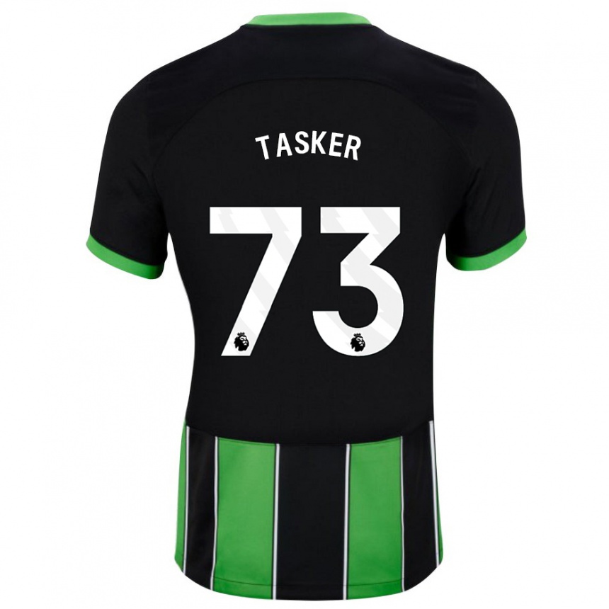 Niño Fútbol Camiseta Charlie Tasker #73 Verde Negro 2ª Equipación 2023/24 México