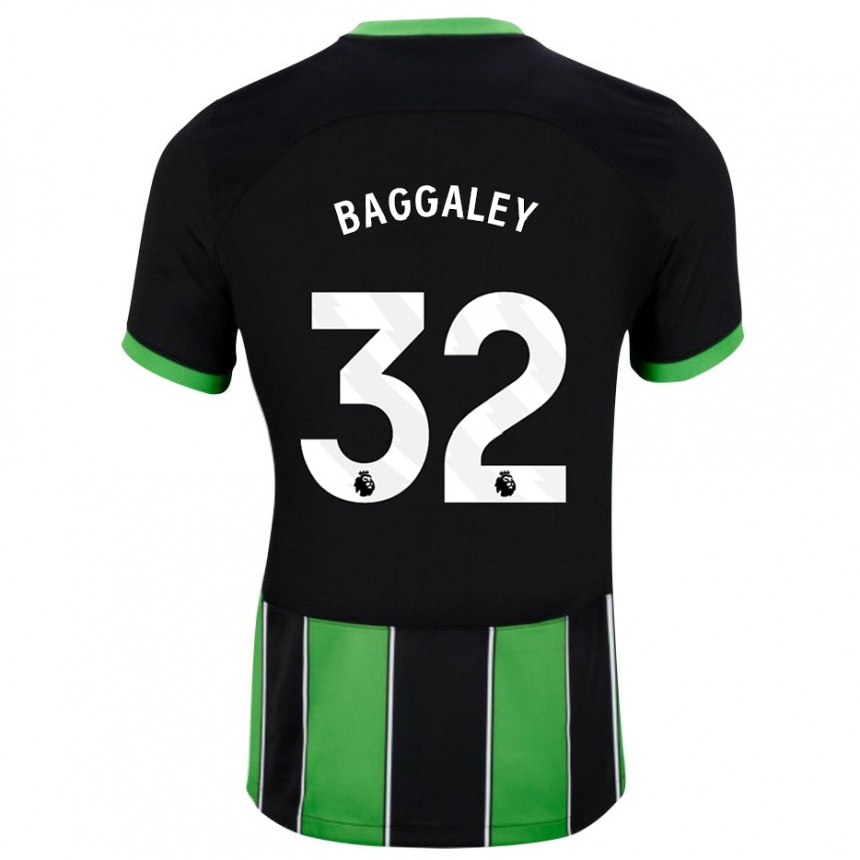 Niño Fútbol Camiseta Sophie Baggaley #32 Verde Negro 2ª Equipación 2023/24 México