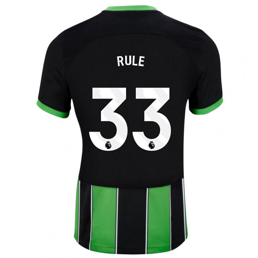 Niño Fútbol Camiseta Charlize Jayde Rule #33 Verde Negro 2ª Equipación 2023/24 México