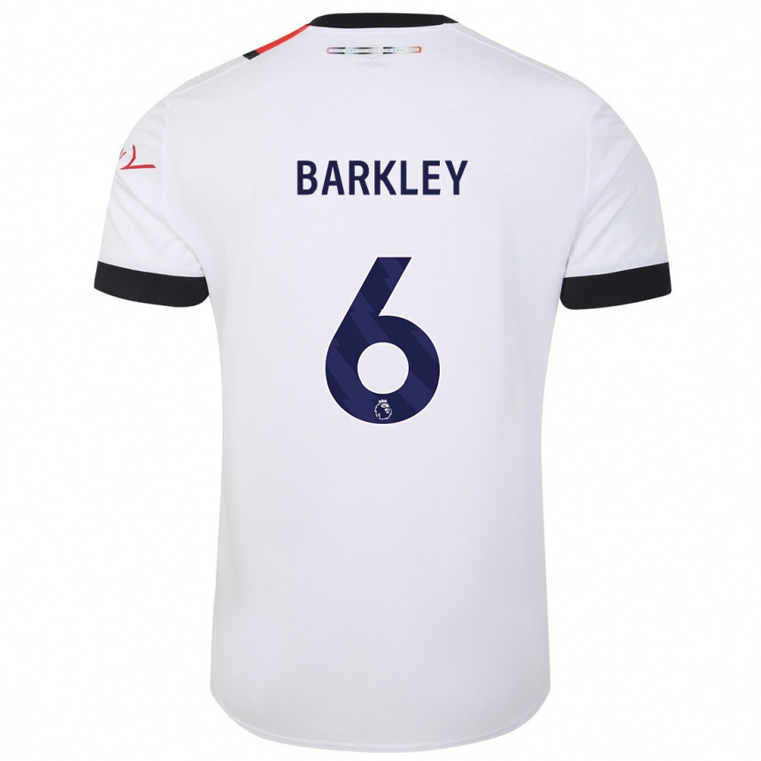 Niño Fútbol Camiseta Ross Barkley #6 Blanco 2ª Equipación 2023/24 México