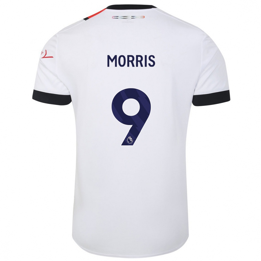 Niño Fútbol Camiseta Carlton Morris #9 Blanco 2ª Equipación 2023/24 México