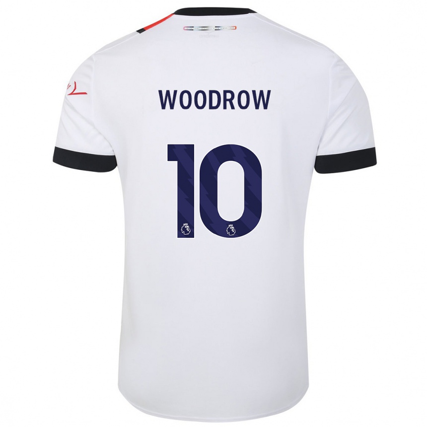 Niño Fútbol Camiseta Cauley Woodrow #10 Blanco 2ª Equipación 2023/24 México