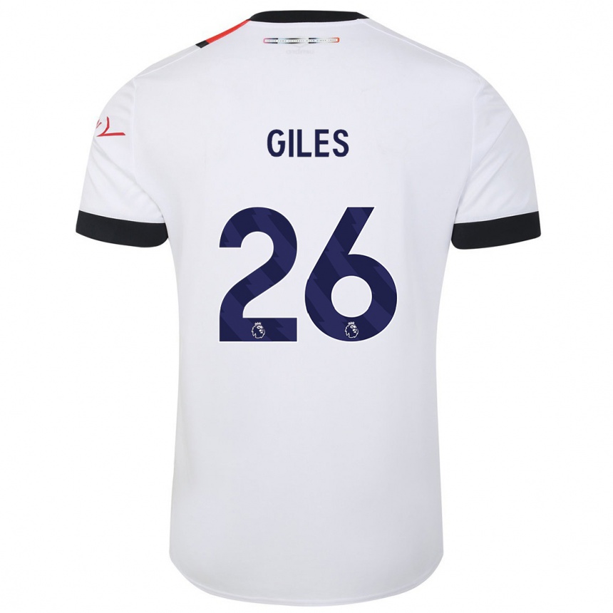 Niño Fútbol Camiseta Ryan Giles #26 Blanco 2ª Equipación 2023/24 México