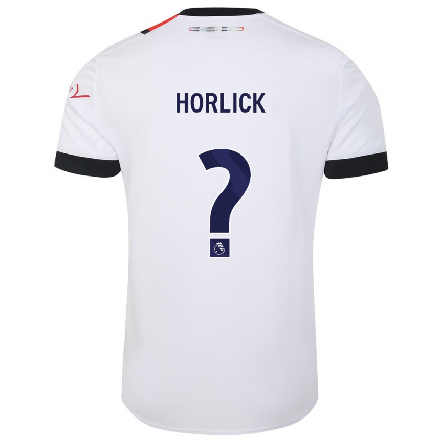 Niño Fútbol Camiseta Jameson Horlick #0 Blanco 2ª Equipación 2023/24 México