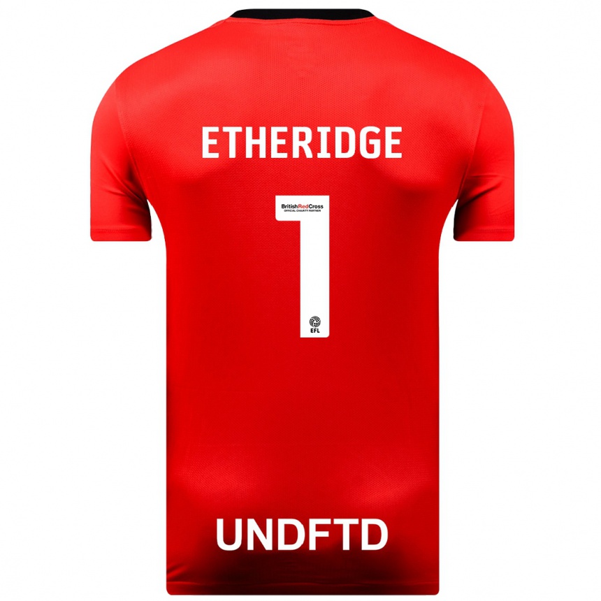 Niño Fútbol Camiseta Neil Etheridge #1 Rojo 2ª Equipación 2023/24 México