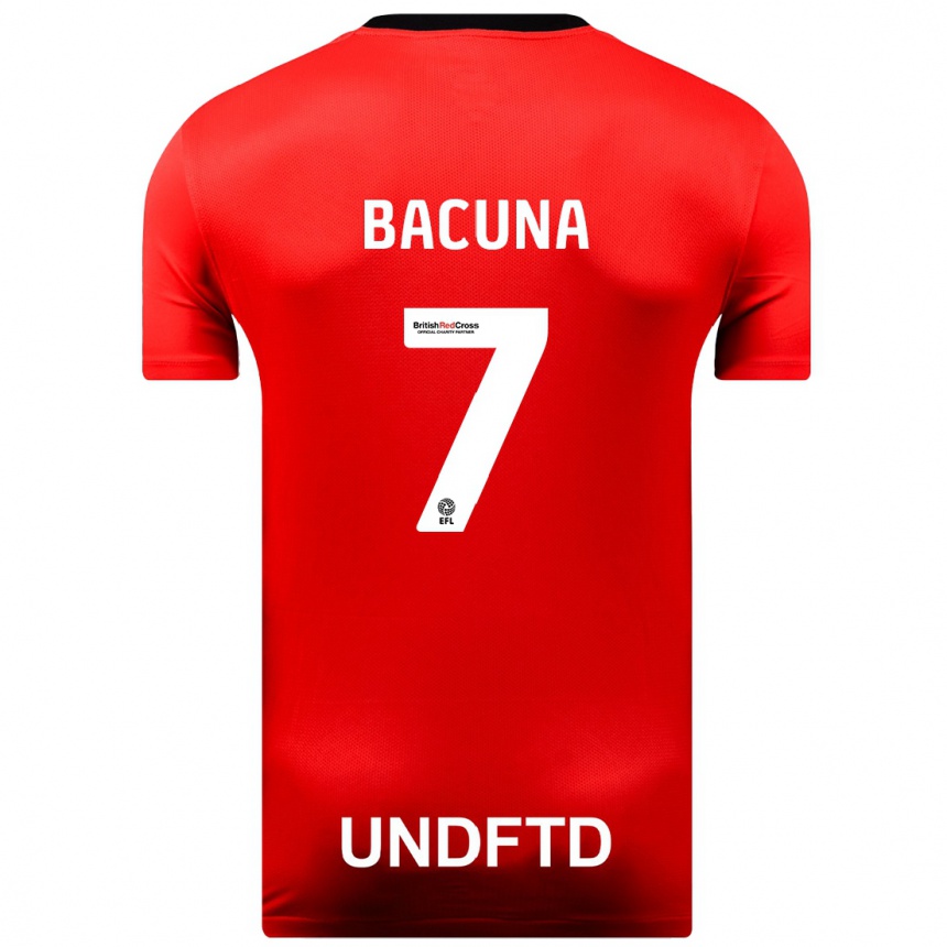 Niño Fútbol Camiseta Juninho Bacuna #7 Rojo 2ª Equipación 2023/24 México