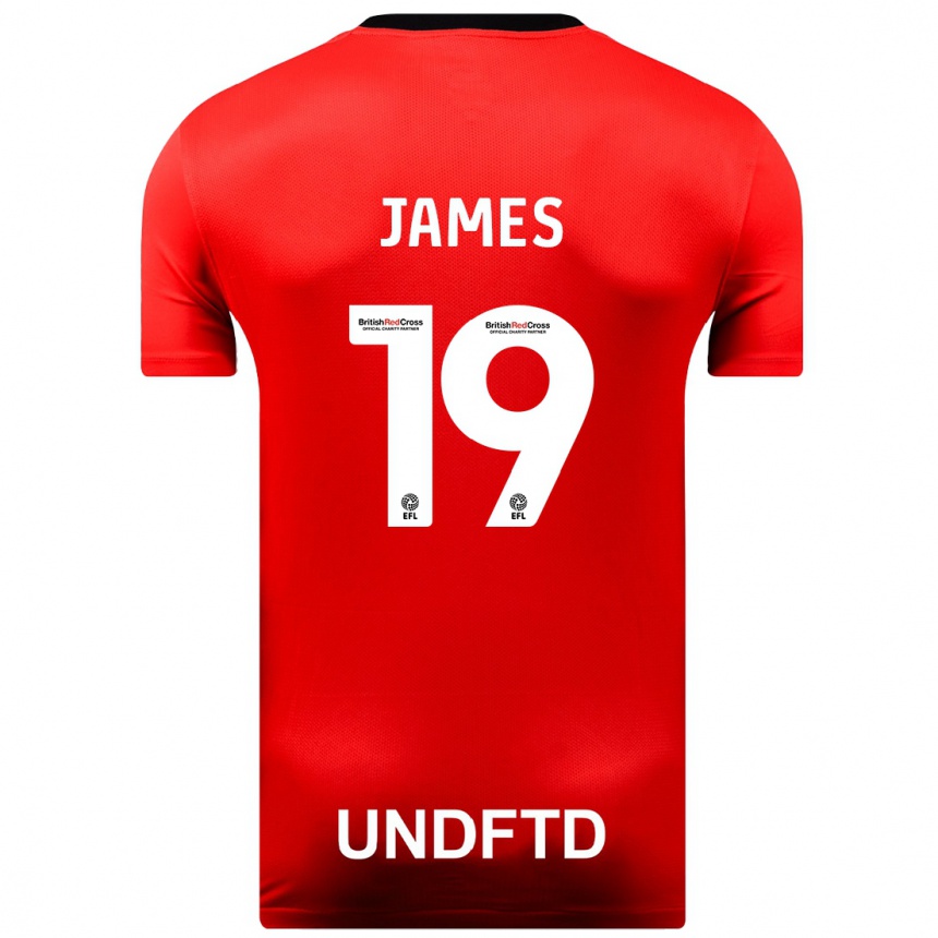 Niño Fútbol Camiseta Jordan James #19 Rojo 2ª Equipación 2023/24 México