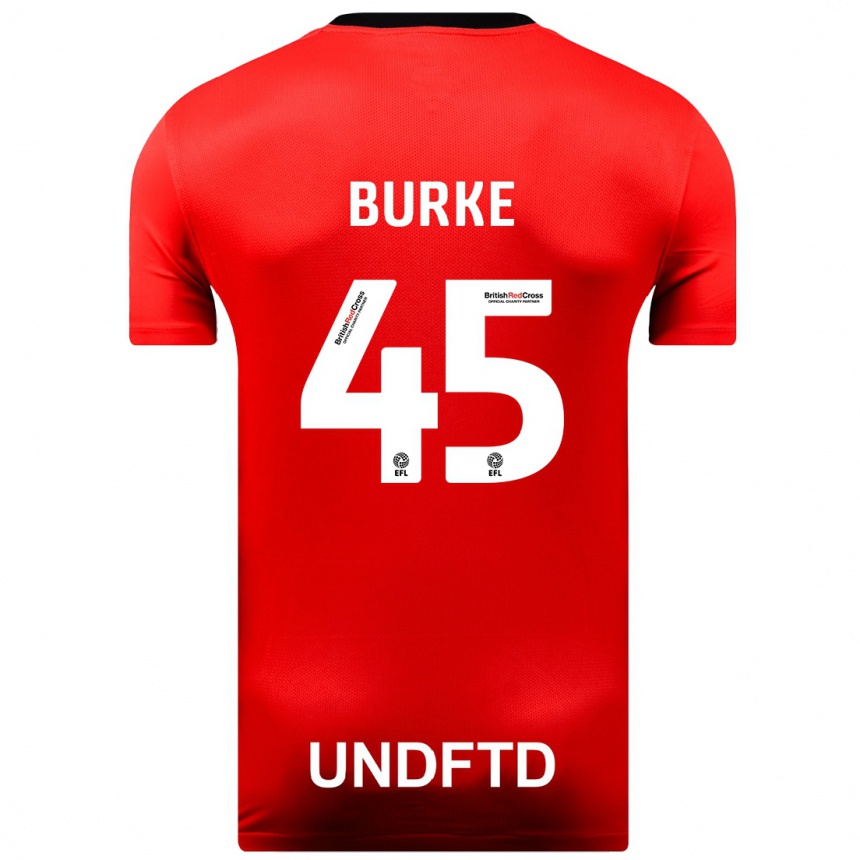 Niño Fútbol Camiseta Oliver Burke #45 Rojo 2ª Equipación 2023/24 México