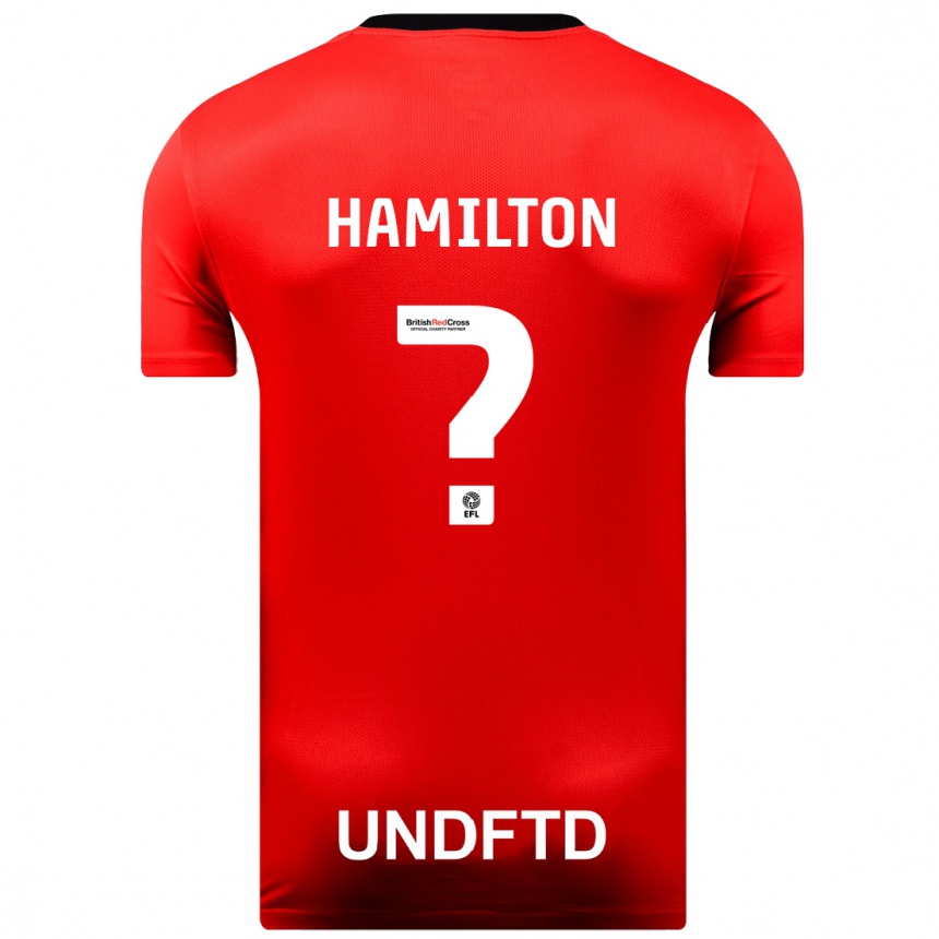 Niño Fútbol Camiseta Harley Hamilton #0 Rojo 2ª Equipación 2023/24 México