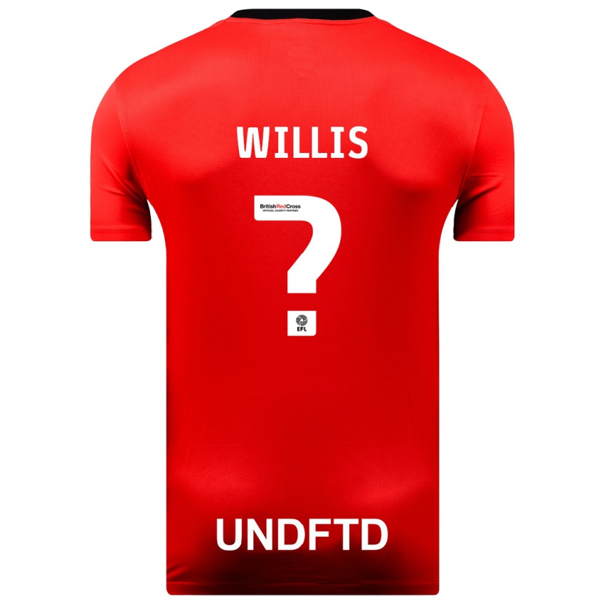 Niño Fútbol Camiseta Zach Willis #0 Rojo 2ª Equipación 2023/24 México