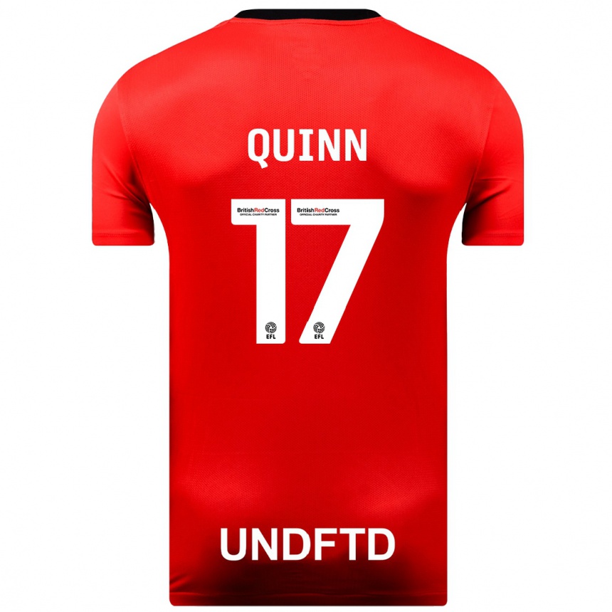 Niño Fútbol Camiseta Lucy Quinn #17 Rojo 2ª Equipación 2023/24 México